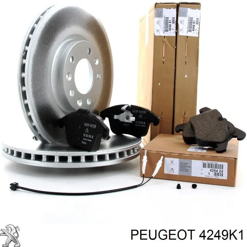 Disco de freno 4249K1 Peugeot/Citroen