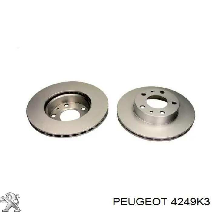 Frenos delanteros Peugeot/Citroen 4249K3 precio, desde 75,26 EUR