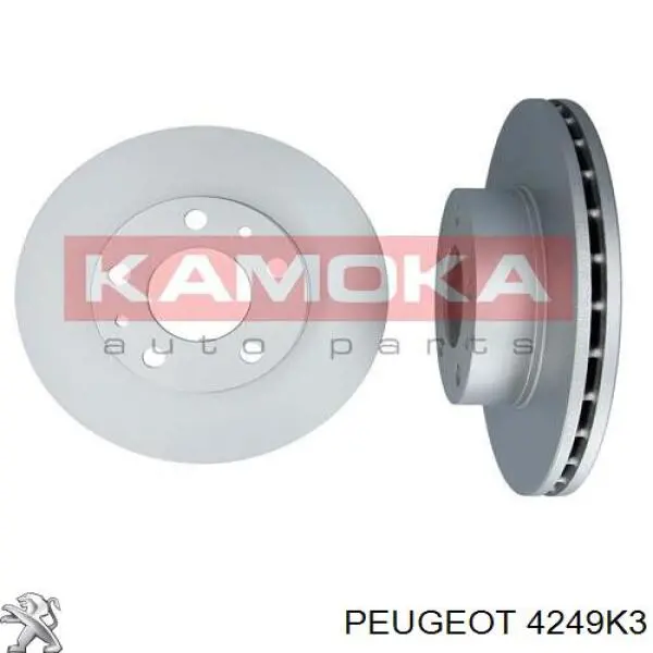 Comprar 4249K3 Peugeot/Citroen Freno de disco delantero