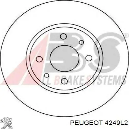 Frenos delanteros Peugeot/Citroen 4249L2 precio, desde 27,58 EUR