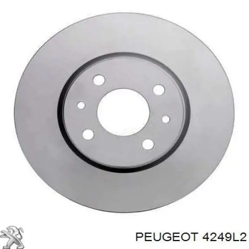Comprar 4249L2 Peugeot/Citroen Freno de disco delantero