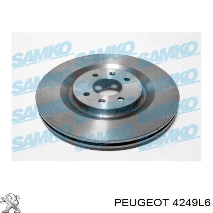 Frenos delanteros Peugeot/Citroen 4249L6 precio, desde 76,23 EUR