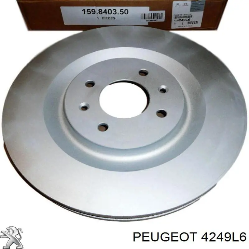 Disco de freno 4249L6 Peugeot/Citroen
