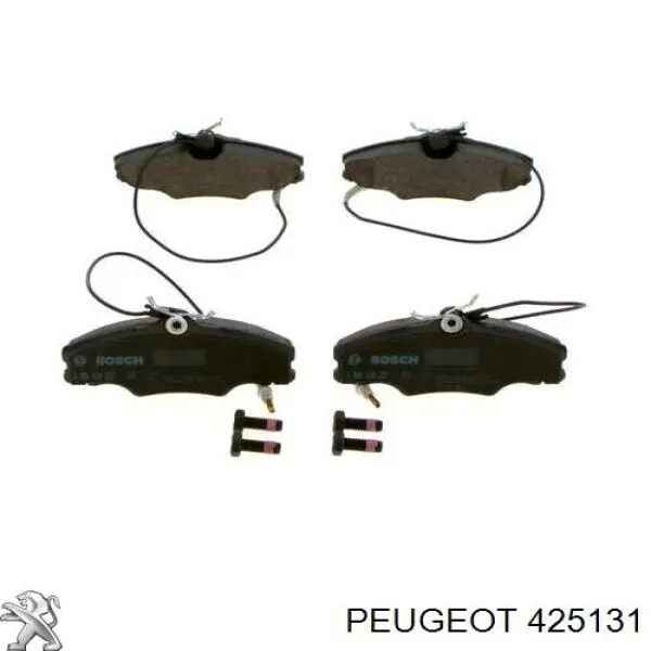 4251.31 Peugeot/Citroen pastillas de freno delanteras