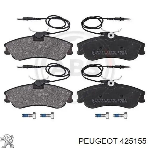 Comprar 425155 Peugeot/Citroen Pastillas delanteras de freno