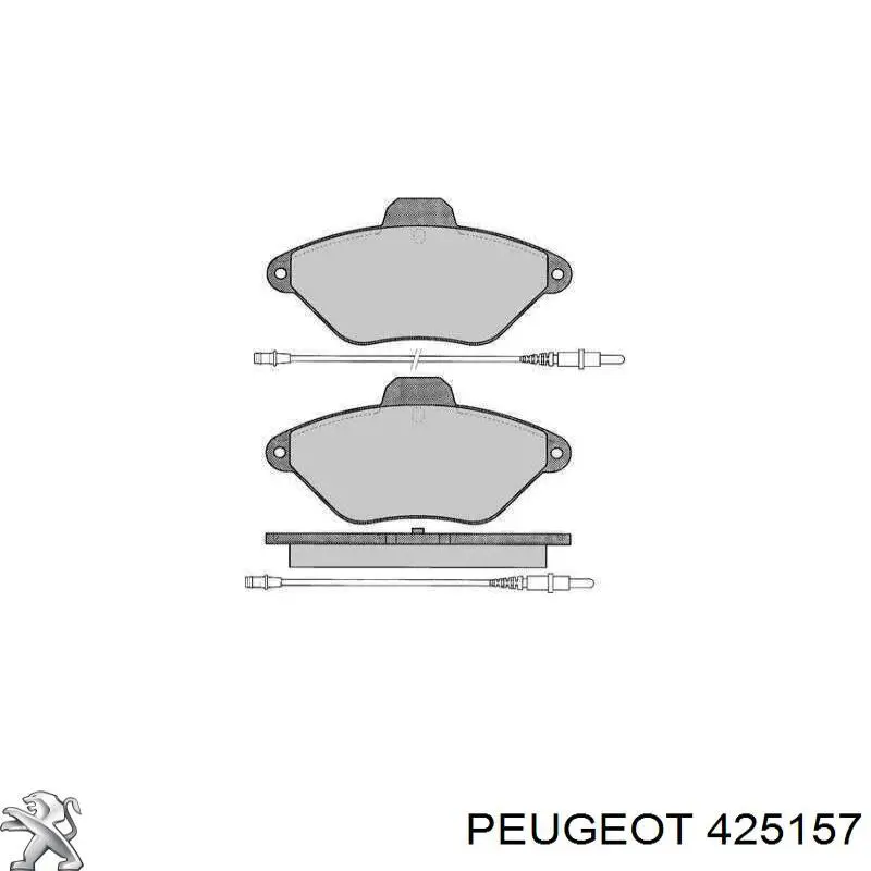 425157 Peugeot/Citroen pastillas de freno delanteras