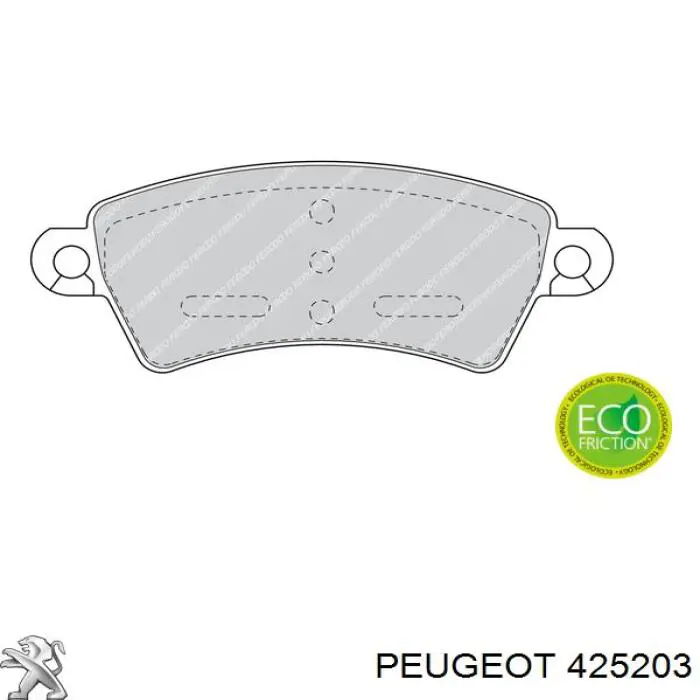 Pastillas freno delanteras Peugeot/Citroen 425203 precio, desde 25,03 EUR