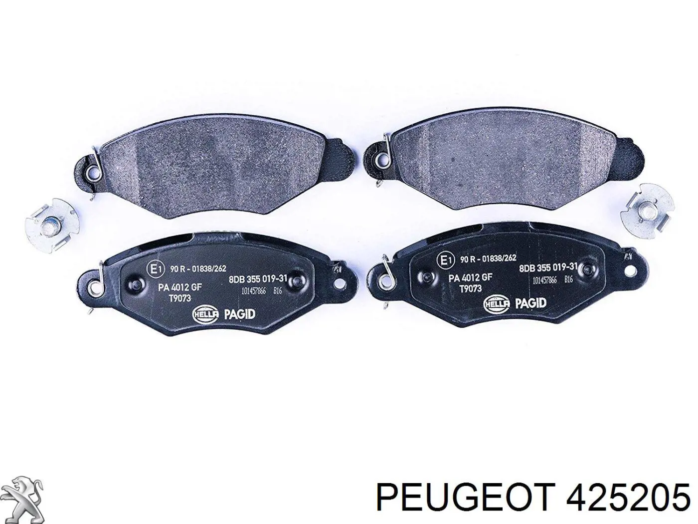 Pastillas de freno delanteras 425205 Peugeot/Citroen