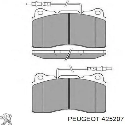 Pastillas freno delanteras Peugeot/Citroen 425207 precio, desde 42,84 EUR