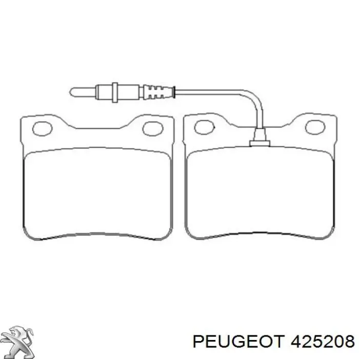 Pastillas traseras de freno Peugeot/Citroen 425208 precio, desde 20,82 EUR