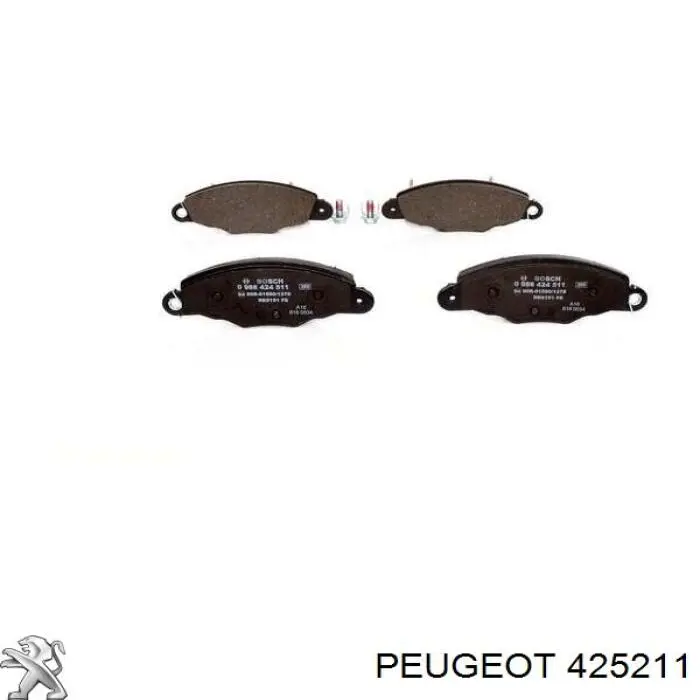 Pastillas freno delanteras Peugeot/Citroen 425211 precio, desde 30,49 EUR
