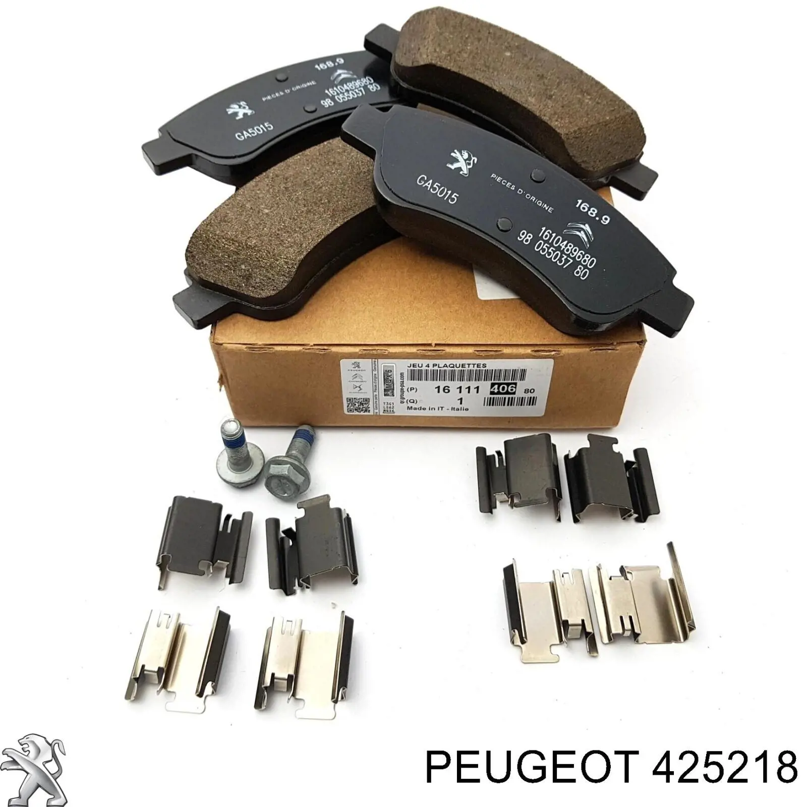Pastillas de freno delanteras Peugeot/Citroen 425218