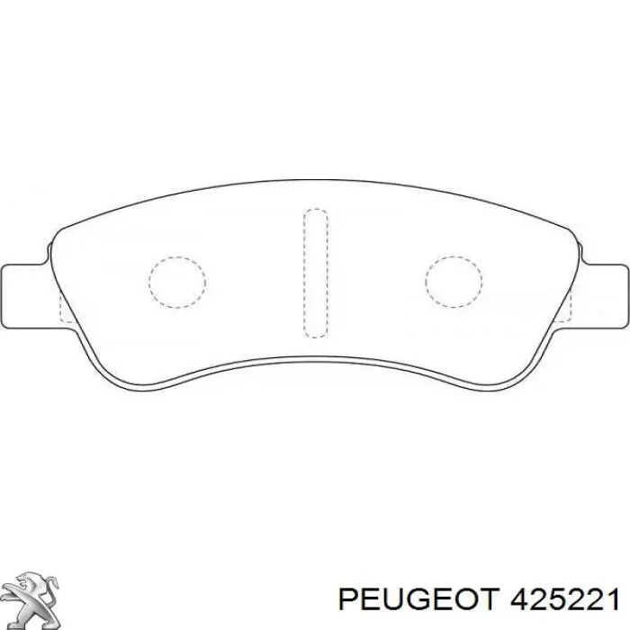 Comprar 425221 Peugeot/Citroen Pastillas delanteras de freno