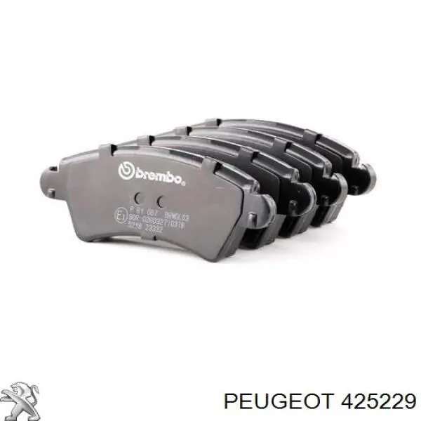 Comprar 425229 Peugeot/Citroen Pastillas delanteras de freno