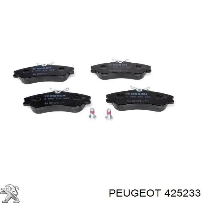 Pastillas traseras de freno Peugeot/Citroen 425233 precio, desde 18,53 EUR