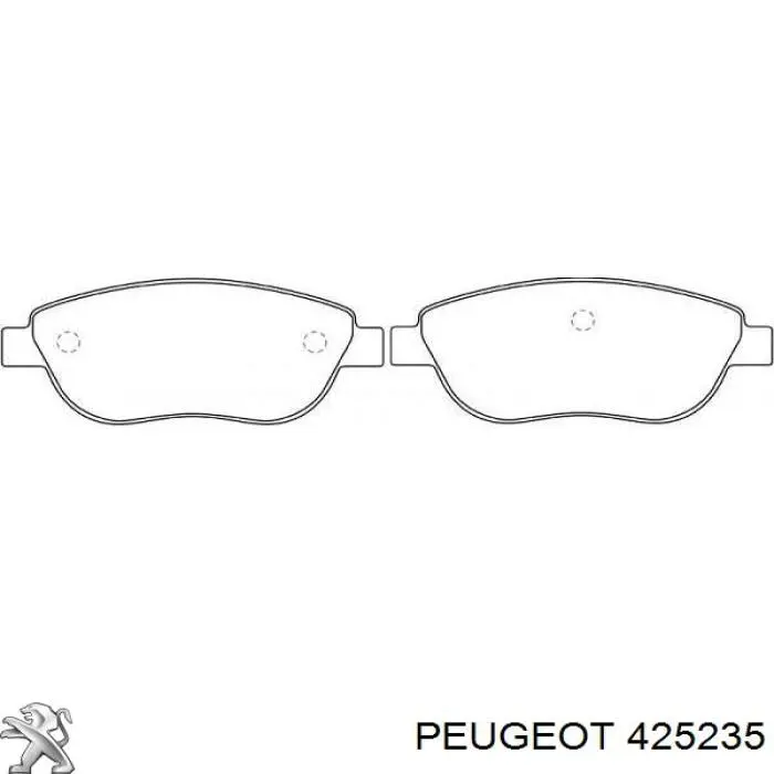 Pastillas de freno delanteras Citroen C3 1 FC