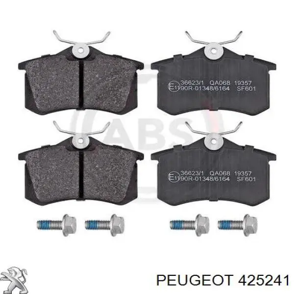 Pastillas traseras de freno Peugeot/Citroen 425241 precio, desde 18,53 EUR