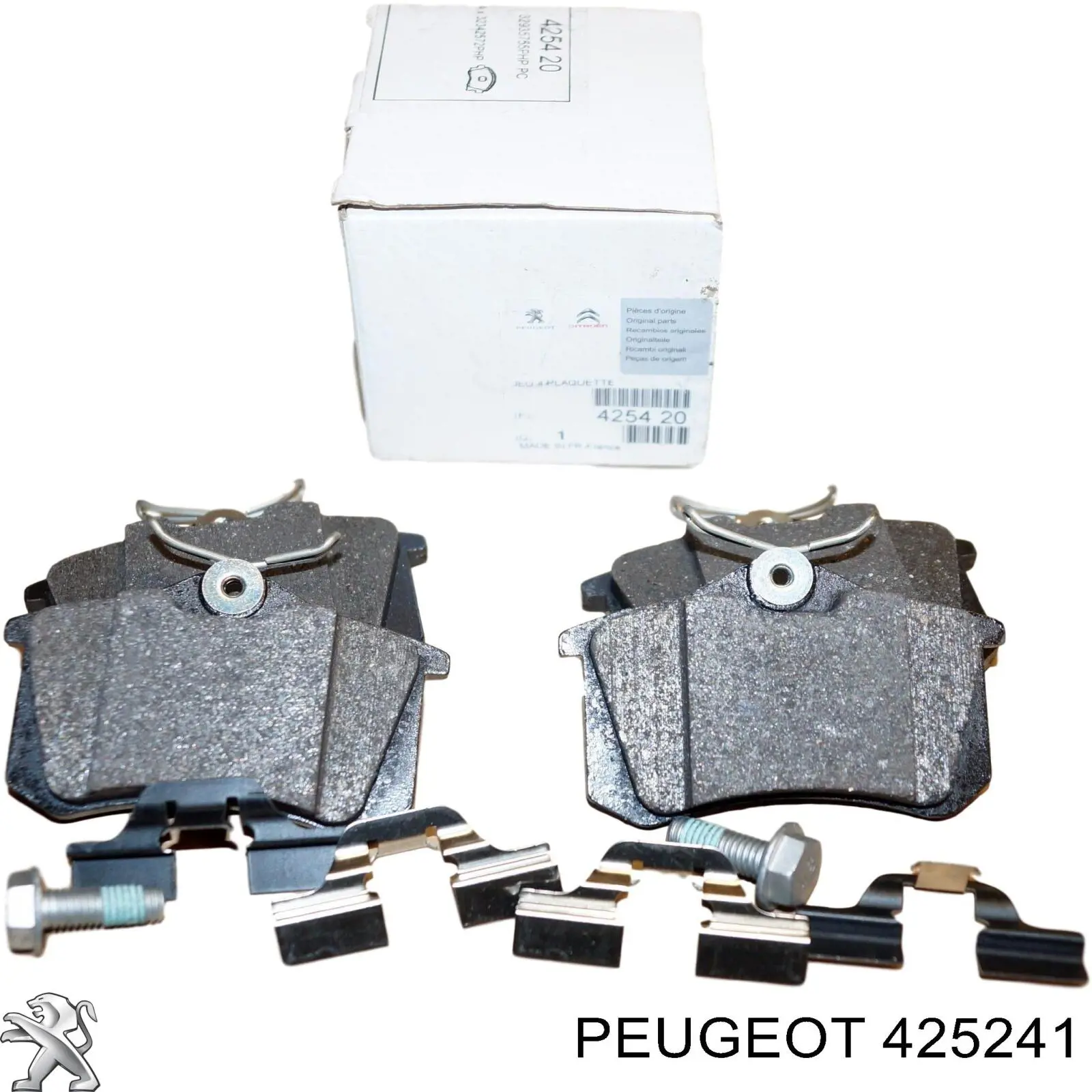Comprar 425241 Peugeot/Citroen Pastillas de freno traseras