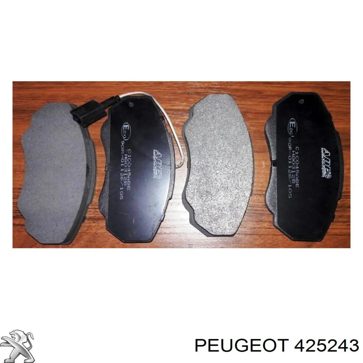 Pastillas de freno delanteras Fiat Ducato 2 230L