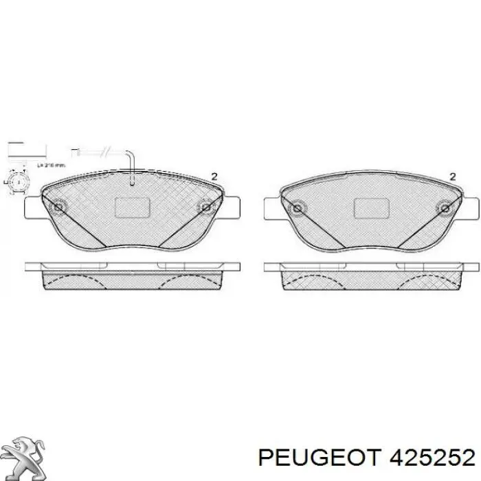 Pastillas de freno delanteras Citroen C3 1 FC
