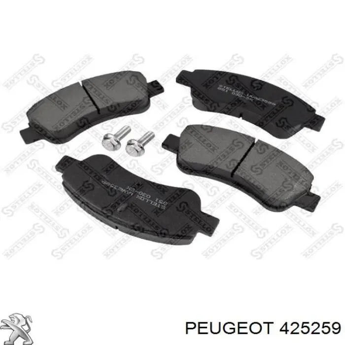 Pastillas freno delanteras Peugeot/Citroen 425259 precio, desde 22,64 EUR