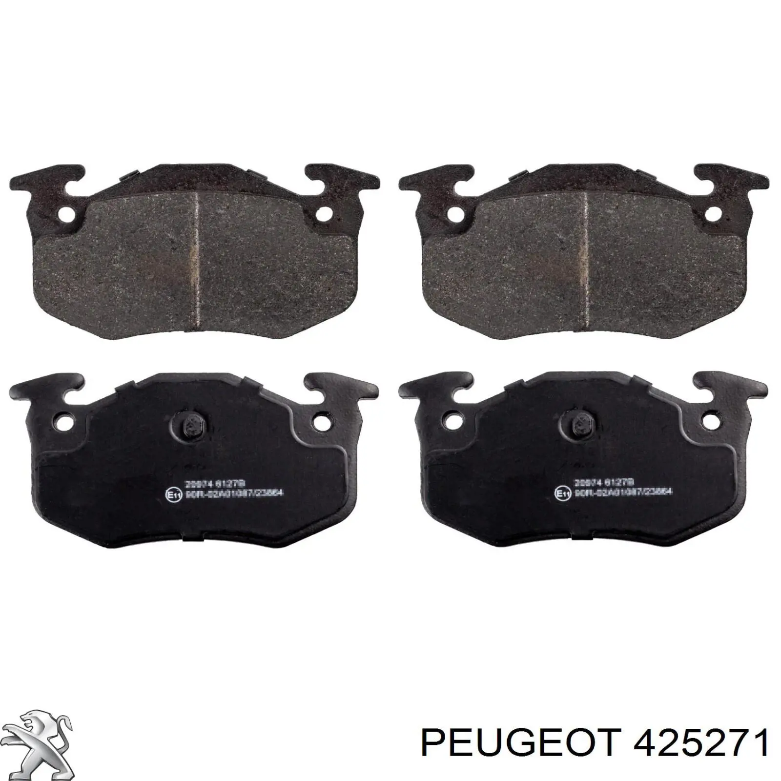 Pastillas traseras de freno Peugeot/Citroen 425271 precio, desde 16,05 EUR