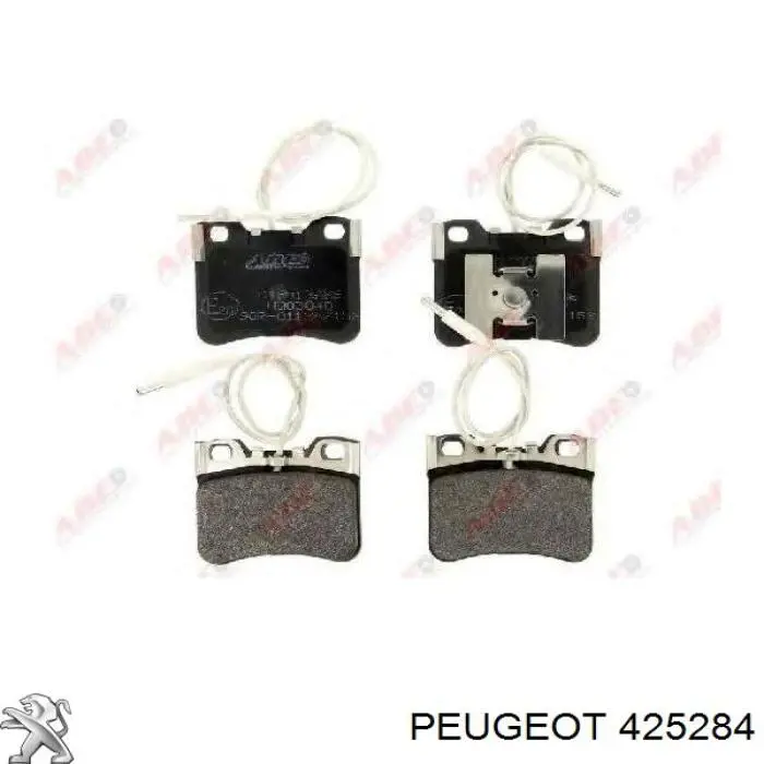 Comprar 425284 Peugeot/Citroen Pastillas delanteras de freno