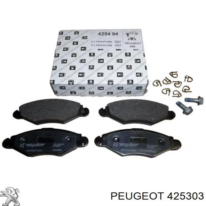Comprar 425303 Peugeot/Citroen Pastillas delanteras de freno