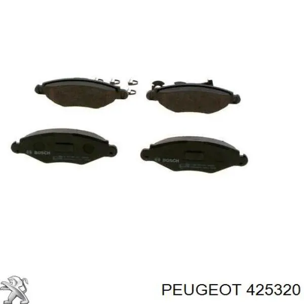 425320 Peugeot/Citroen pastillas de freno delanteras