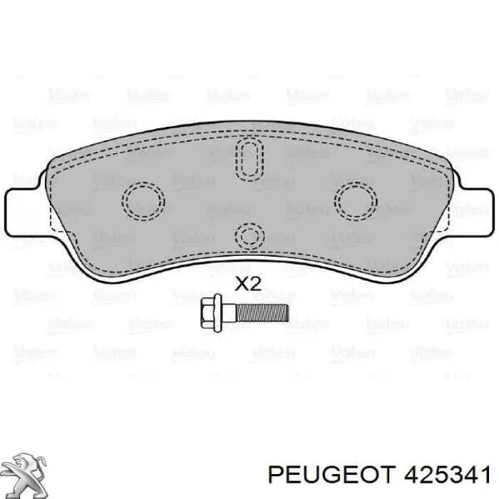 Pastillas freno delanteras Peugeot/Citroen 425341 precio, desde 18,86 EUR