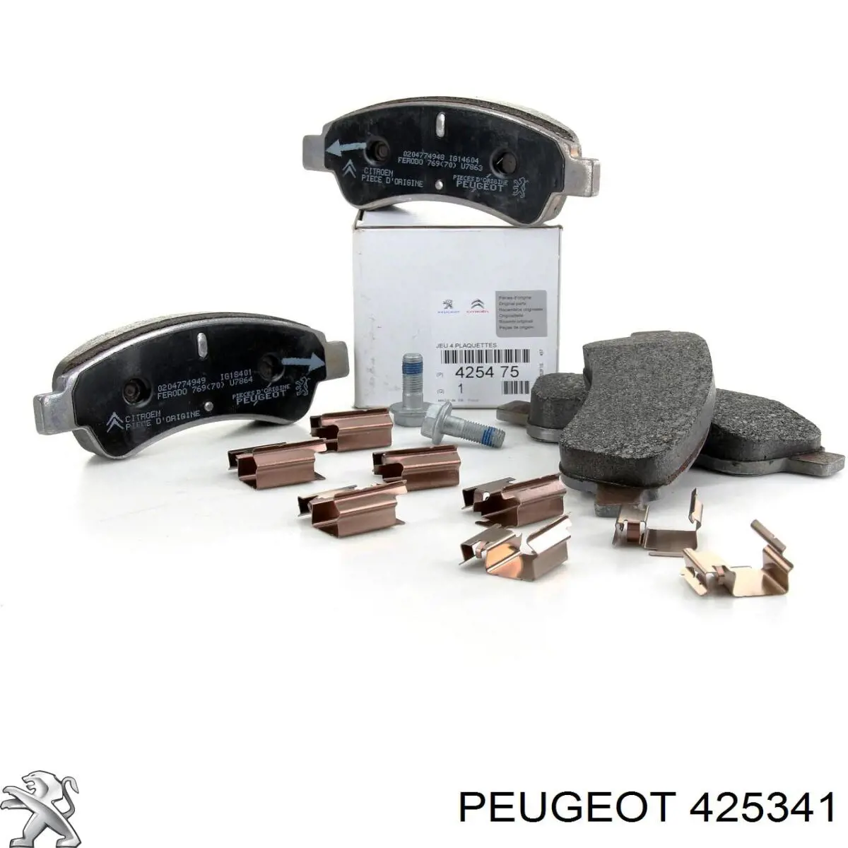 Comprar 425341 Peugeot/Citroen Pastillas delanteras de freno
