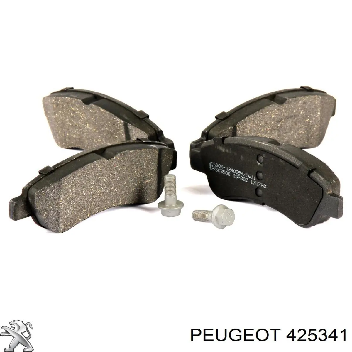 425341 Peugeot/Citroen Pastillas delanteras