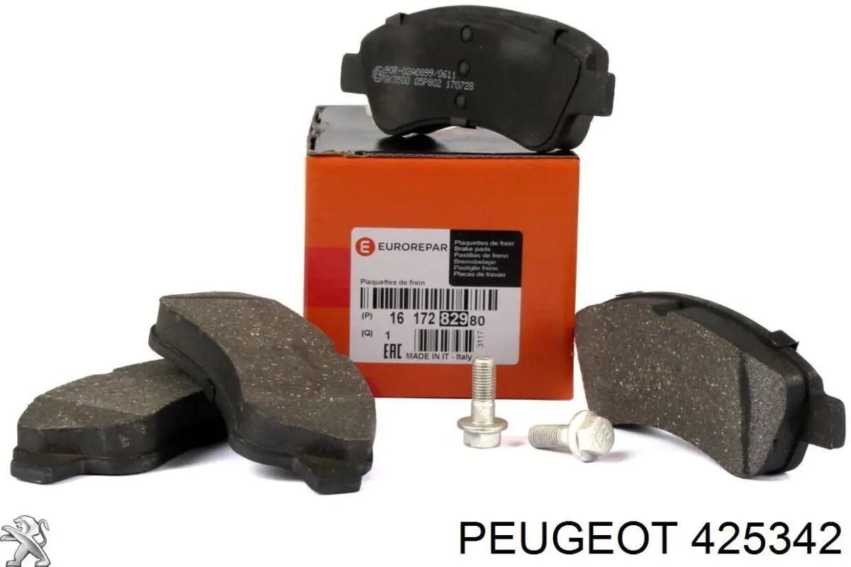 Pastillas de freno 425342 Peugeot/Citroen