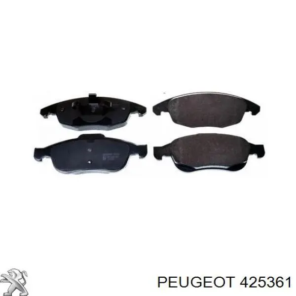 Pastillas de freno delanteras Citroen C4 UA