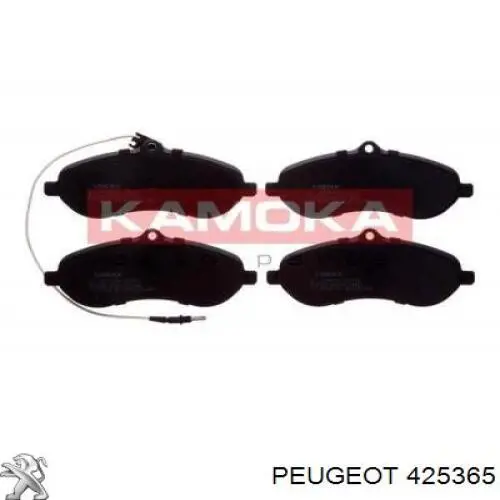 Pastillas de freno 425365 Peugeot/Citroen
