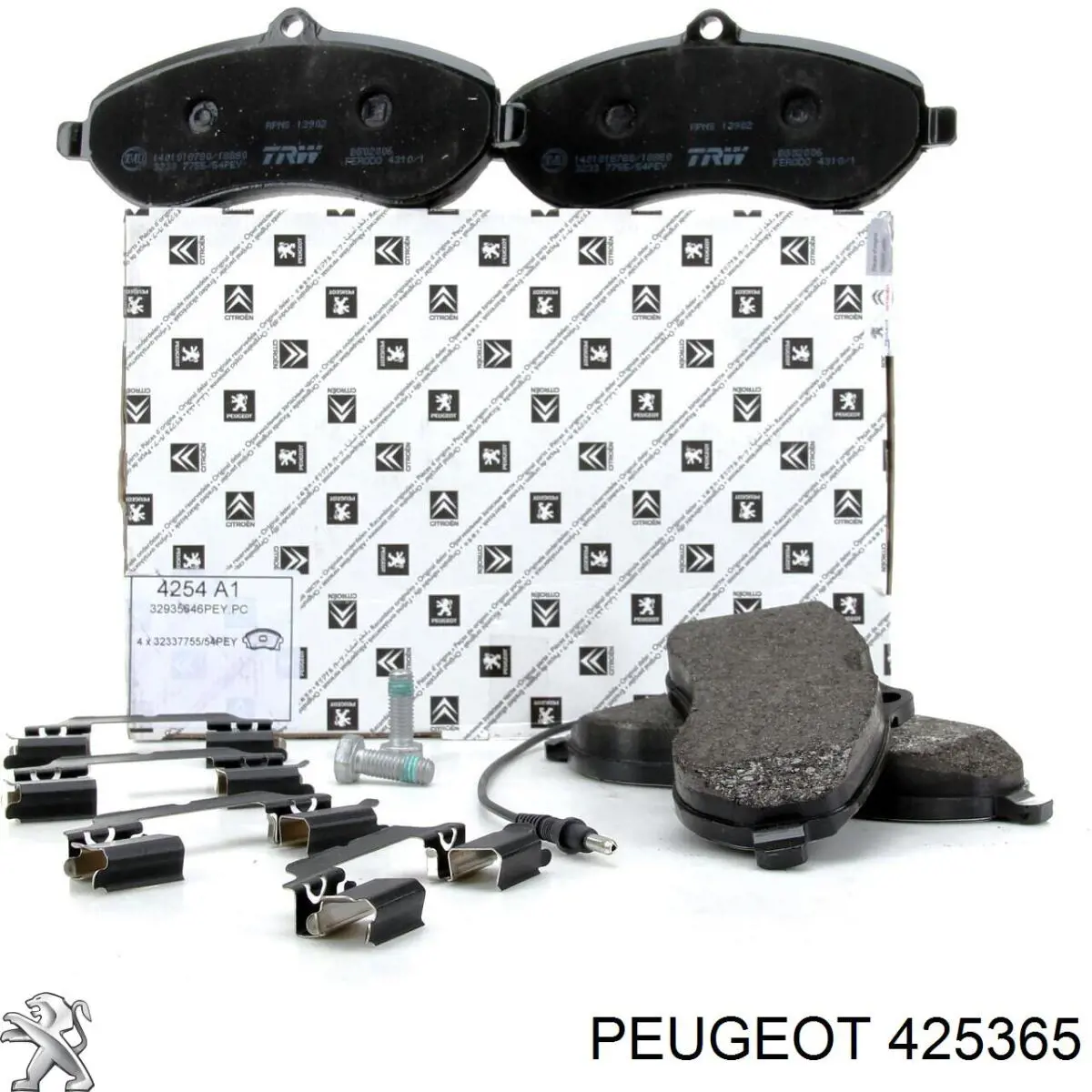 Comprar 425365 Peugeot/Citroen Pastillas delanteras de freno
