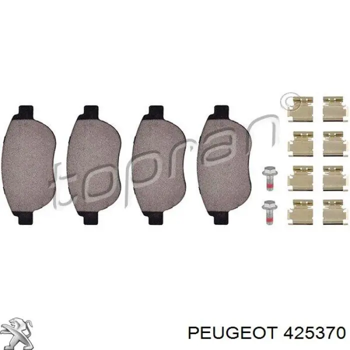 Pastillas de freno delanteras Citroen C3 1 FC