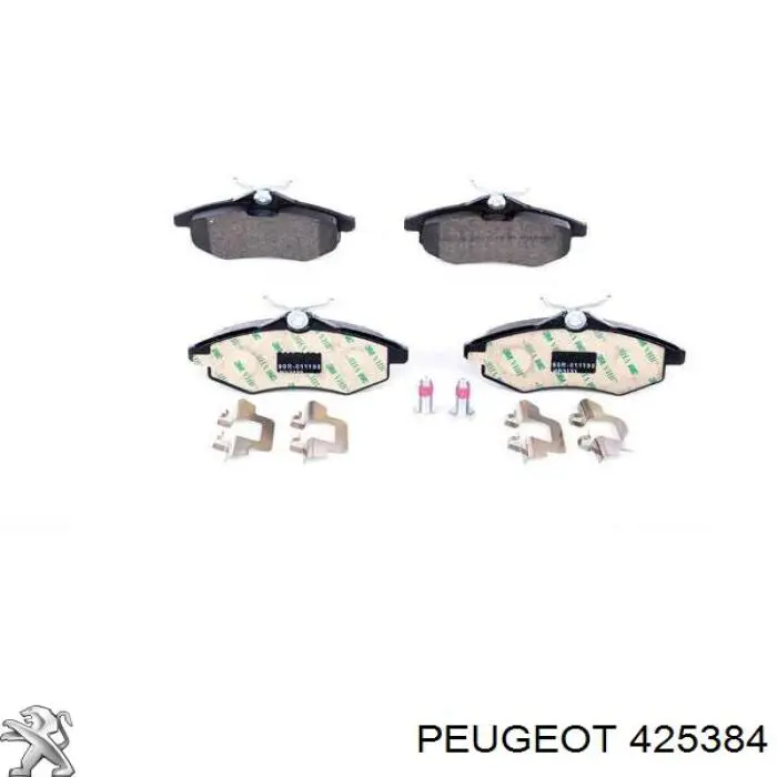 Comprar 425384 Peugeot/Citroen Pastillas delanteras de freno