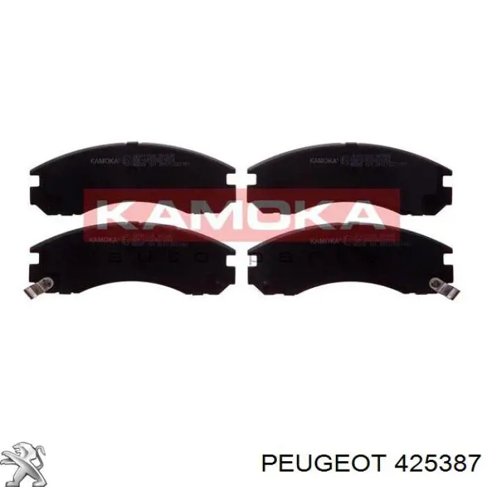 425387 Peugeot/Citroen pastillas de freno delanteras