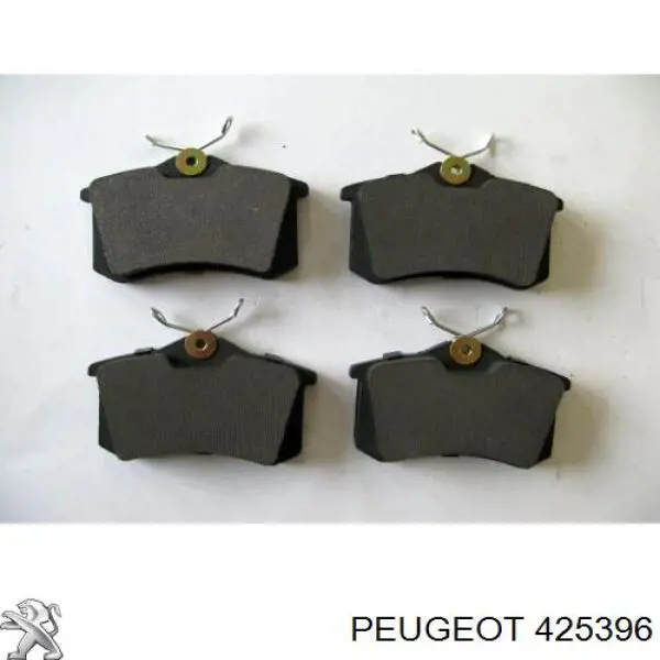 425396 Peugeot/Citroen Pastillas freno traseras