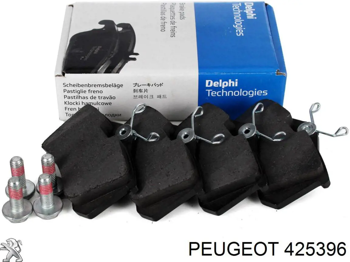 Pastillas traseras Peugeot/Citroen 425396