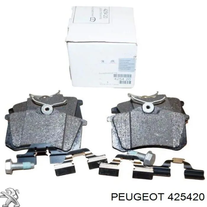 Comprar 425420 Peugeot/Citroen Pastillas de freno traseras