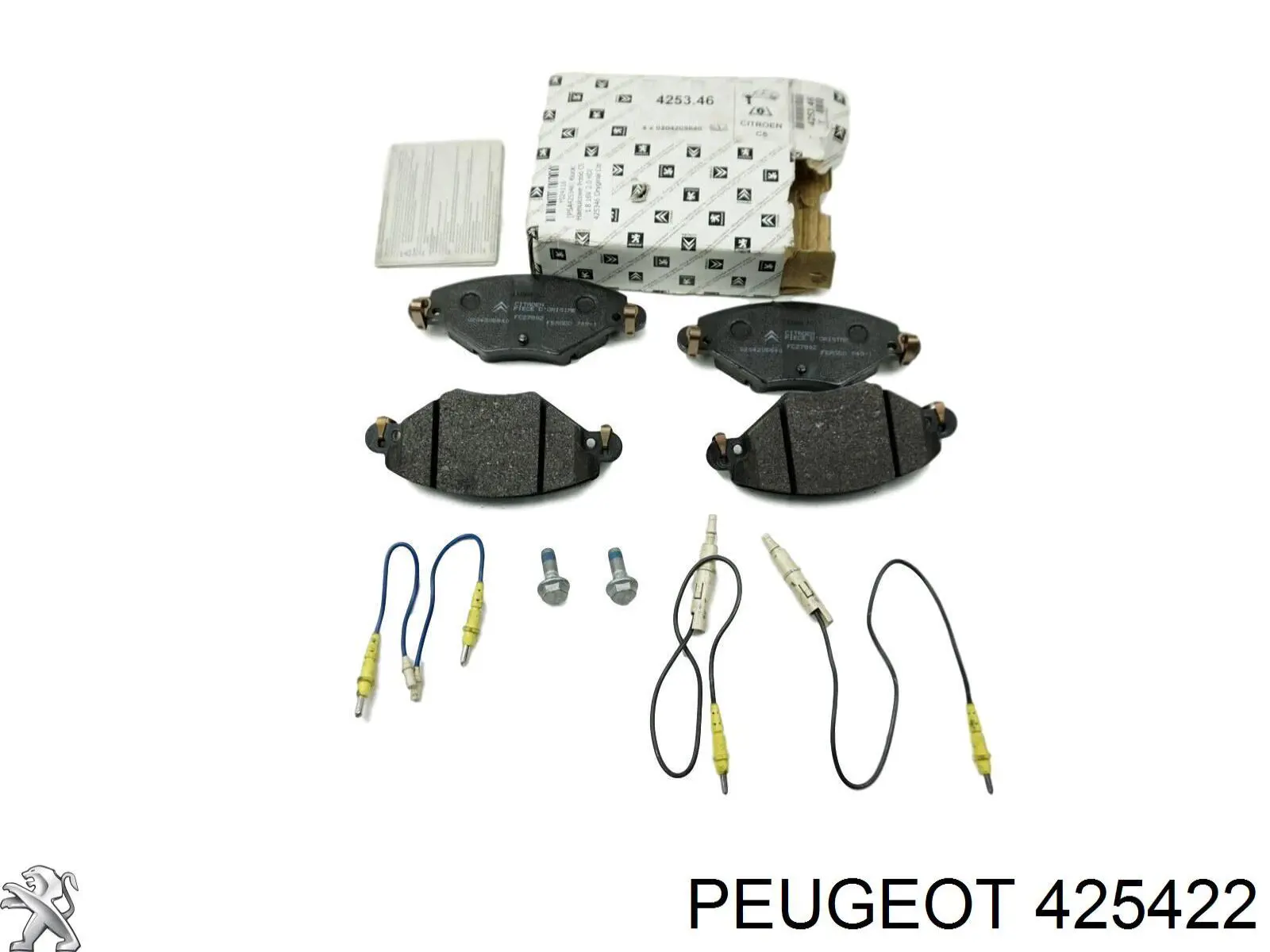 425422 Peugeot/Citroen Pastillas delanteras