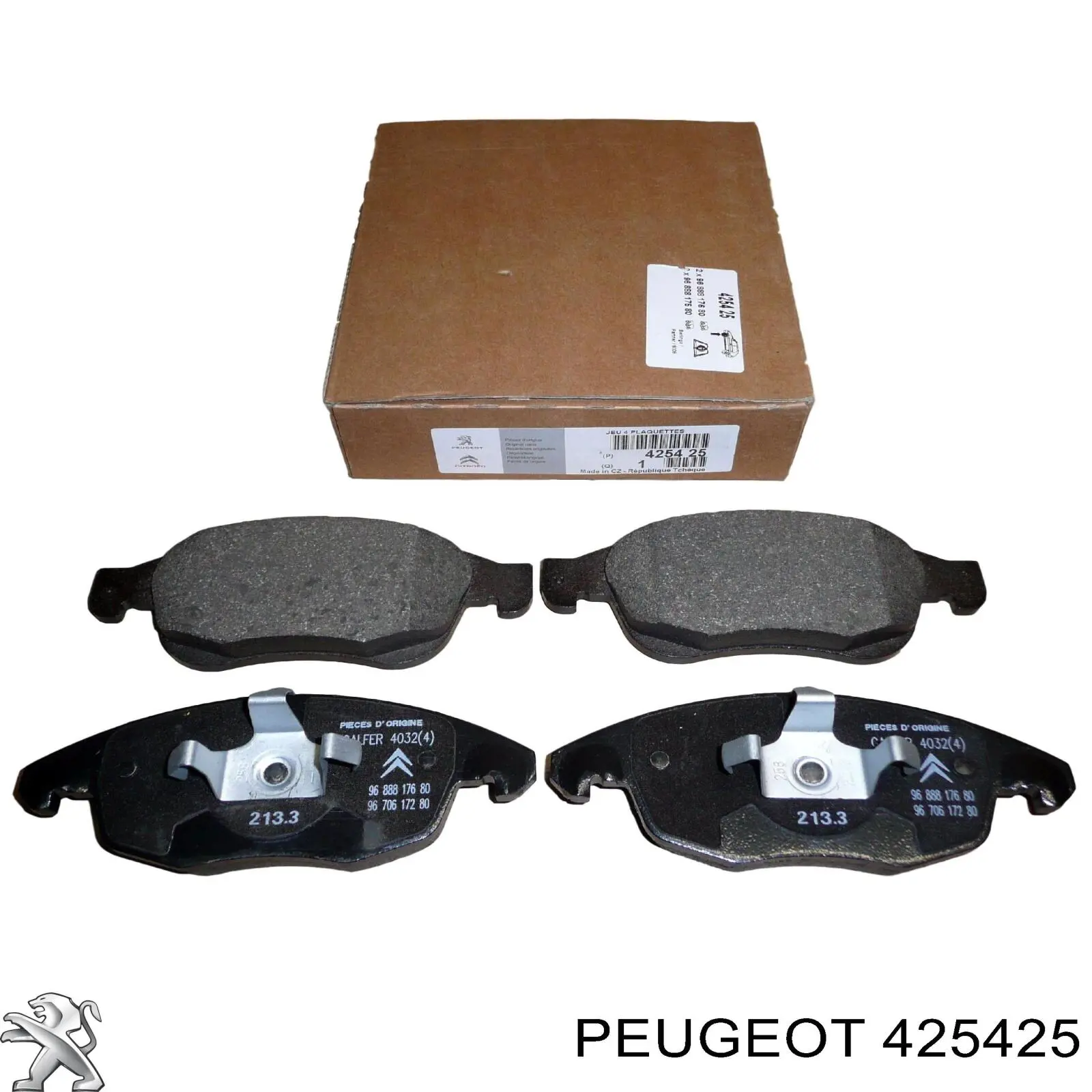 Pastillas de freno delanteras Citroen C4 UA