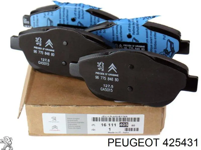 Pastillas de freno 425431 Peugeot/Citroen