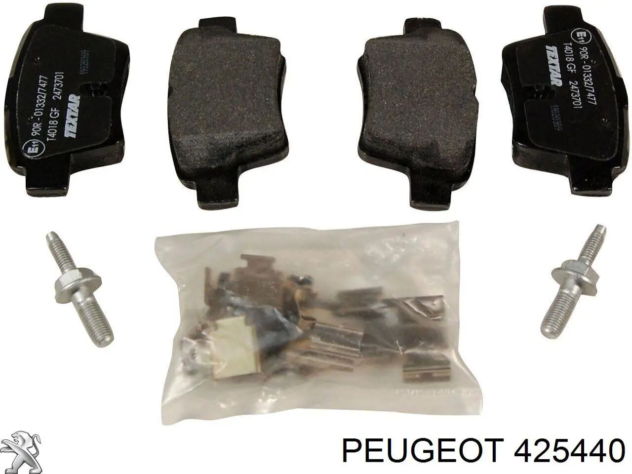 Pastillas traseras Peugeot/Citroen 425440