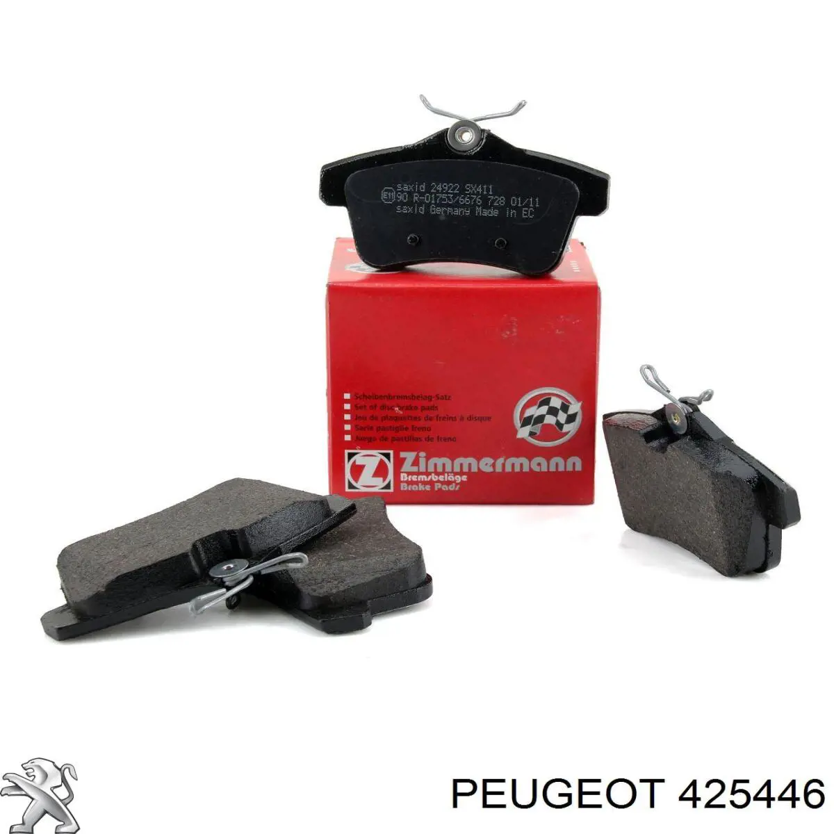 Comprar 425446 Peugeot/Citroen Pastillas de freno traseras