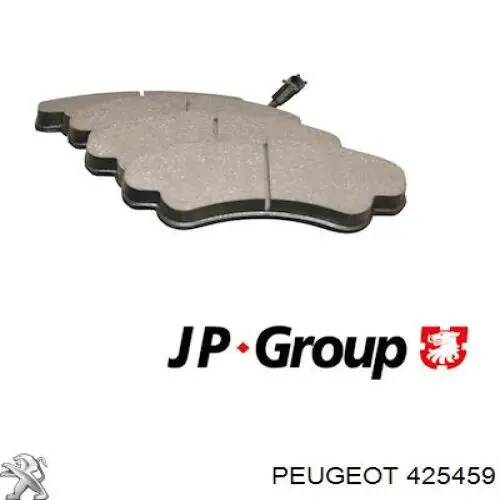 425459 Peugeot/Citroen pastillas de freno delanteras
