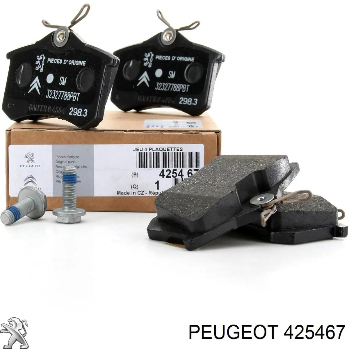 Pastillas traseras de freno Peugeot/Citroen 425467 precio, desde 18,53 EUR