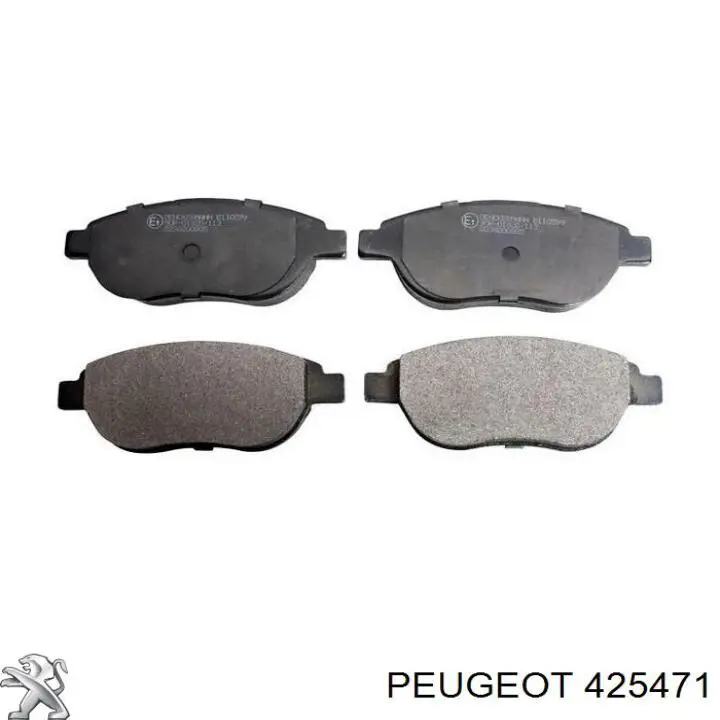 425471 Peugeot/Citroen pastillas de freno delanteras
